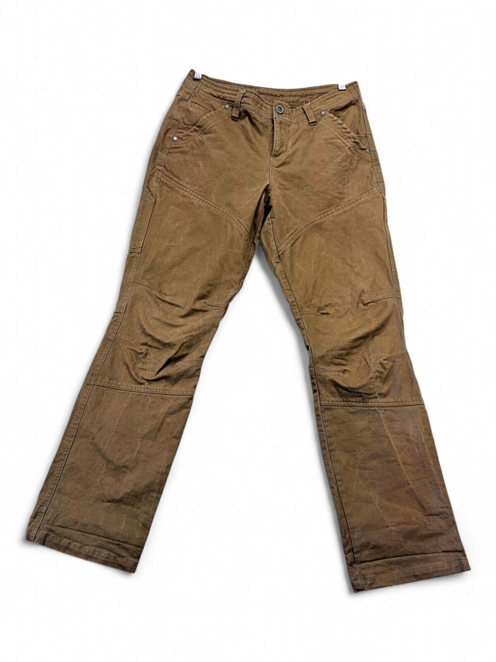 Kuhl Womens Straight Leg Articulated Knee Outdoor Pants Brown Size 8 Reg